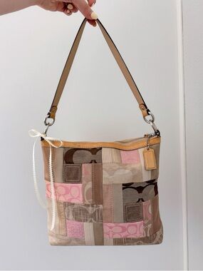 RARE Coach Patchwork Shoulder Bag